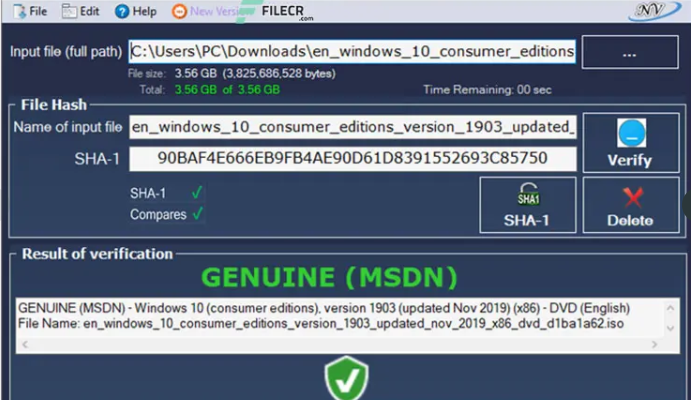 Windows and Office Genuine ISO Verifier 12.27.50.25
